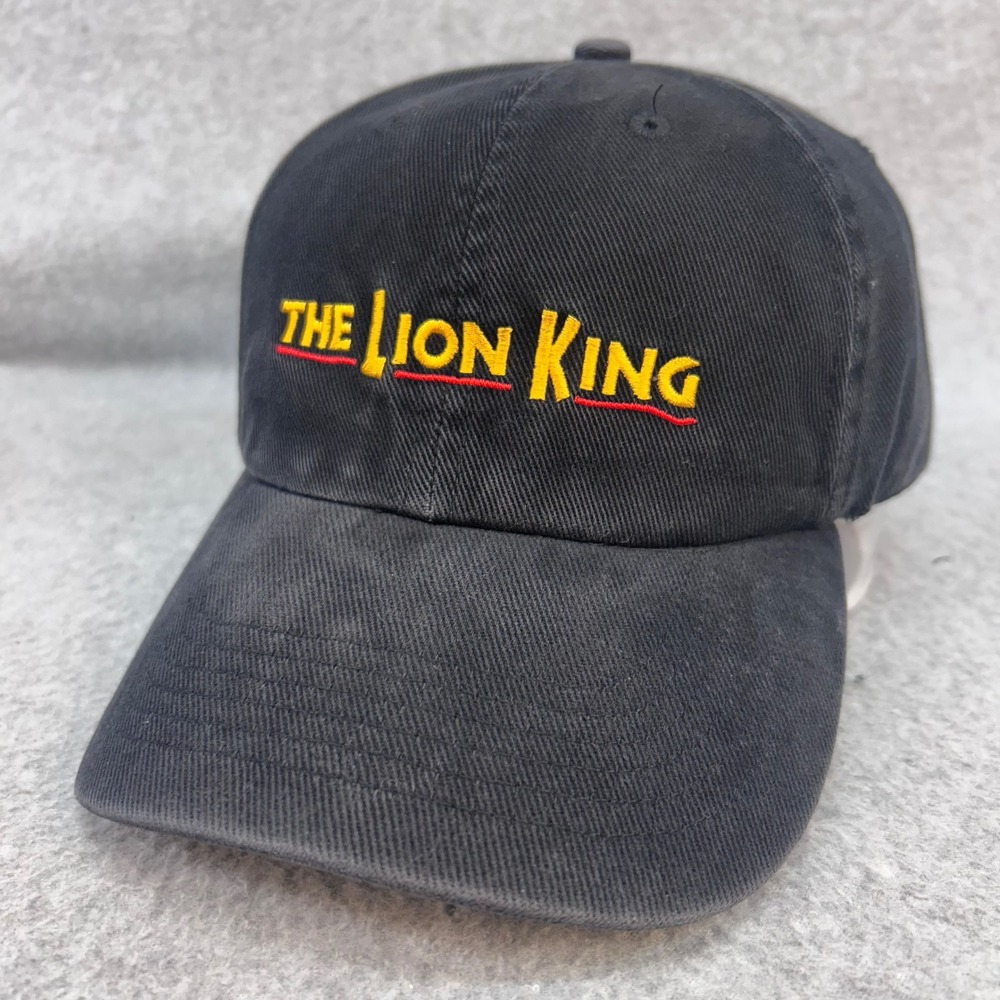 The Lion King Adult Black Disney Broadway Musical VIP Embroidered Hat OSFM